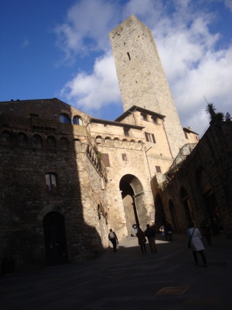 Falling Shadows in San Gimignano